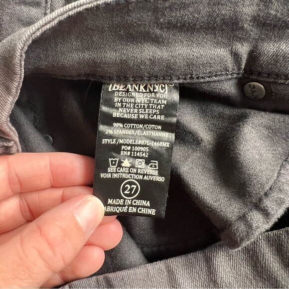 Blank NYC Faded Black Lace Up Skinny Jeans - Picture 12 of 12